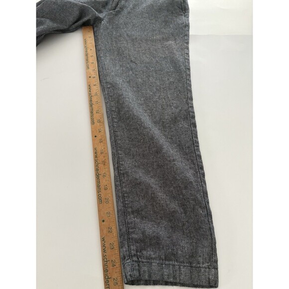 Banana Republic Linen Blend Pants 30x25 Preppy Navy Athletic Fit Short Tag 32x30 - Picture 12 of 16